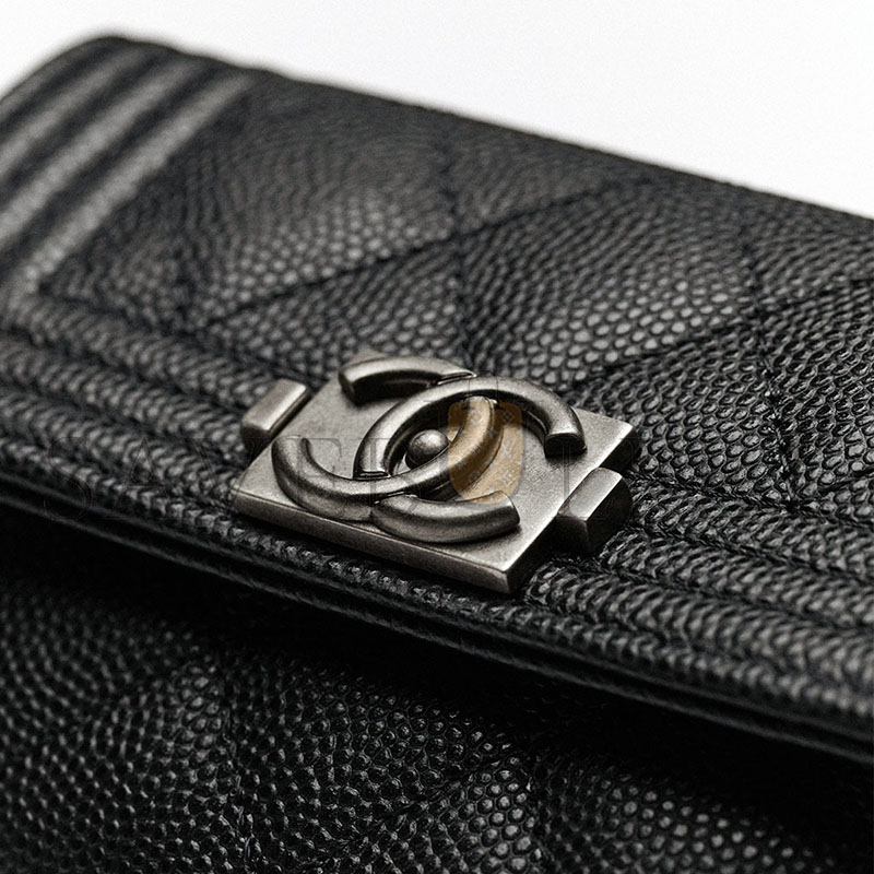 CHANEL BOY FLAP CARD HOLDER A80603 (11*8.5*3cm)